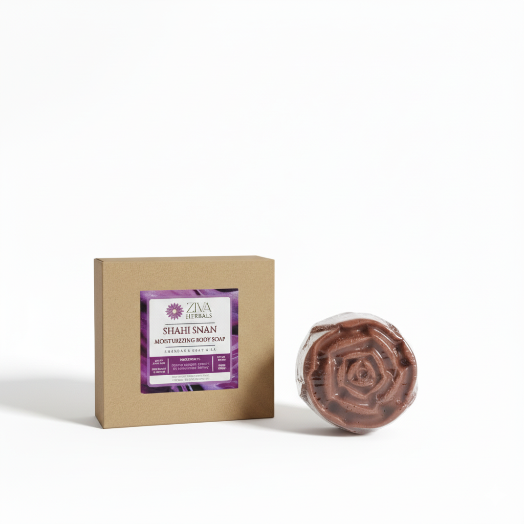 Shahi Snan Moisturizing Body Soap – Chandan & Goat Milk (80 g)