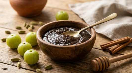 Amla and Chyawanprash - Ayurvedic Rasayana for building Ojas and seasonal immunity