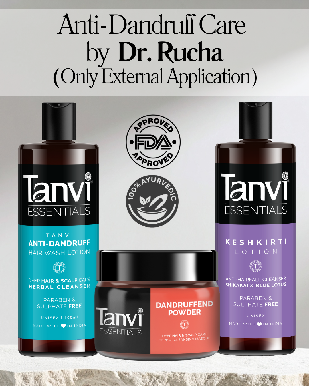 Anti-Dandruff Care - Ayurvedic Treatment by Dr Rucha