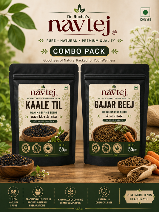 Gajar Beej / Kaale Til - Combo Pack (55gm x 2)