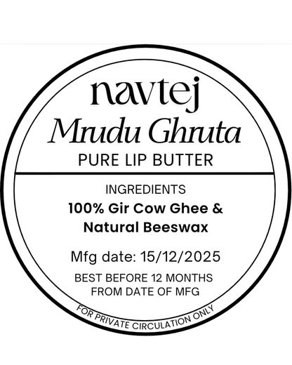 Navtej Mrudu Ghruta Pure Lip Butter